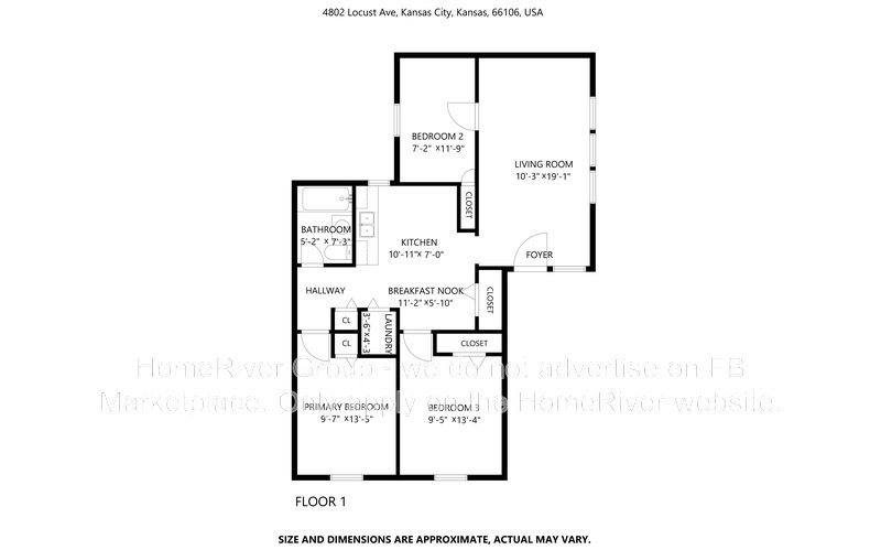 Available Now! 4802 Locust Ave, Kansas City KS 66106 property image