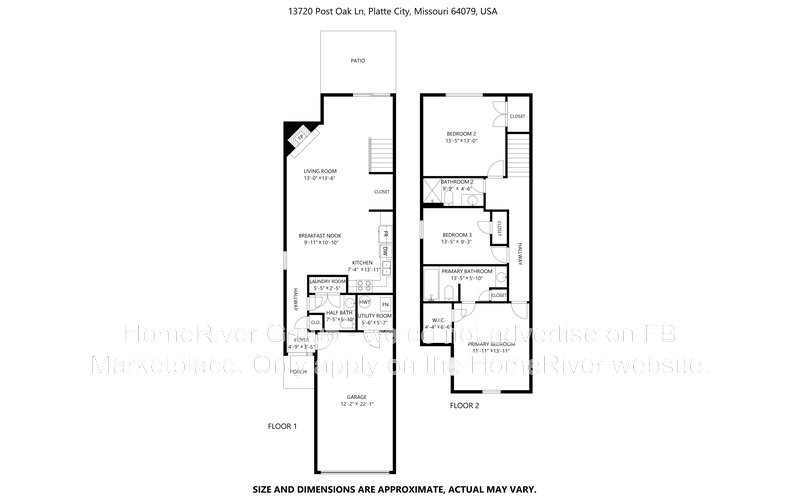 PRIME PLATTE CITY LIVING  SPACIOUS END-UNIT 3 BEDROOM TOWNHOME AVAIL! property image