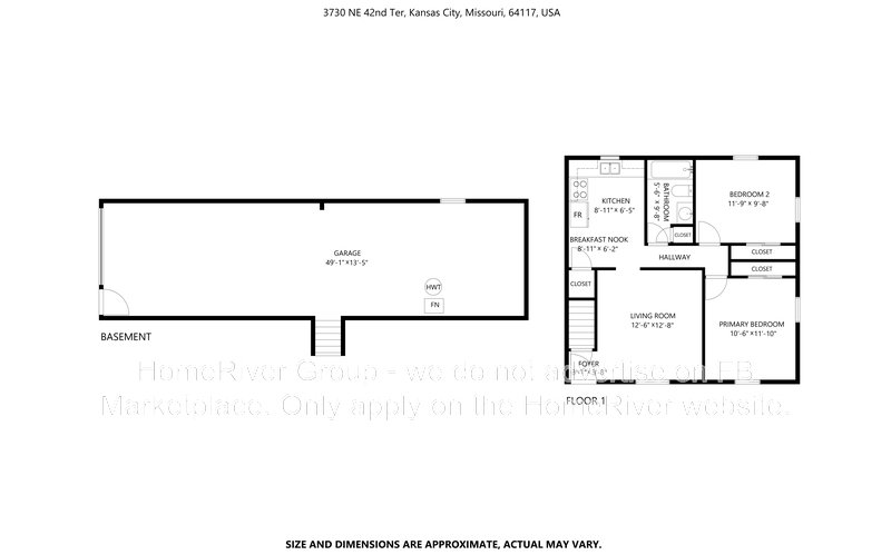 Charming 2 Bedroom Duplex Living in North Kansas City  Apply Now! property image